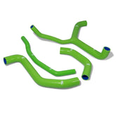 Kawasaki ZX-10R 2016 - 2020 Samco Silicone Hose Kit 4 pc - Kawasaki Green / Yes - Parts